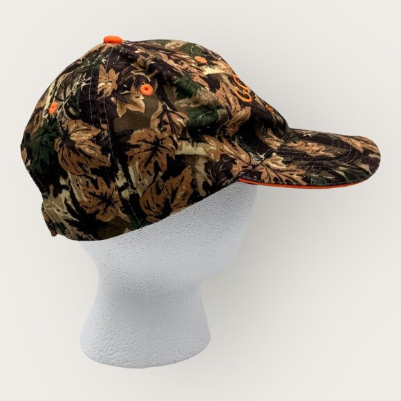Goodall Tire & Steel Camouflage Cap Orange Embroidery Adjustable Baseball Hat - Picture 4 of 7